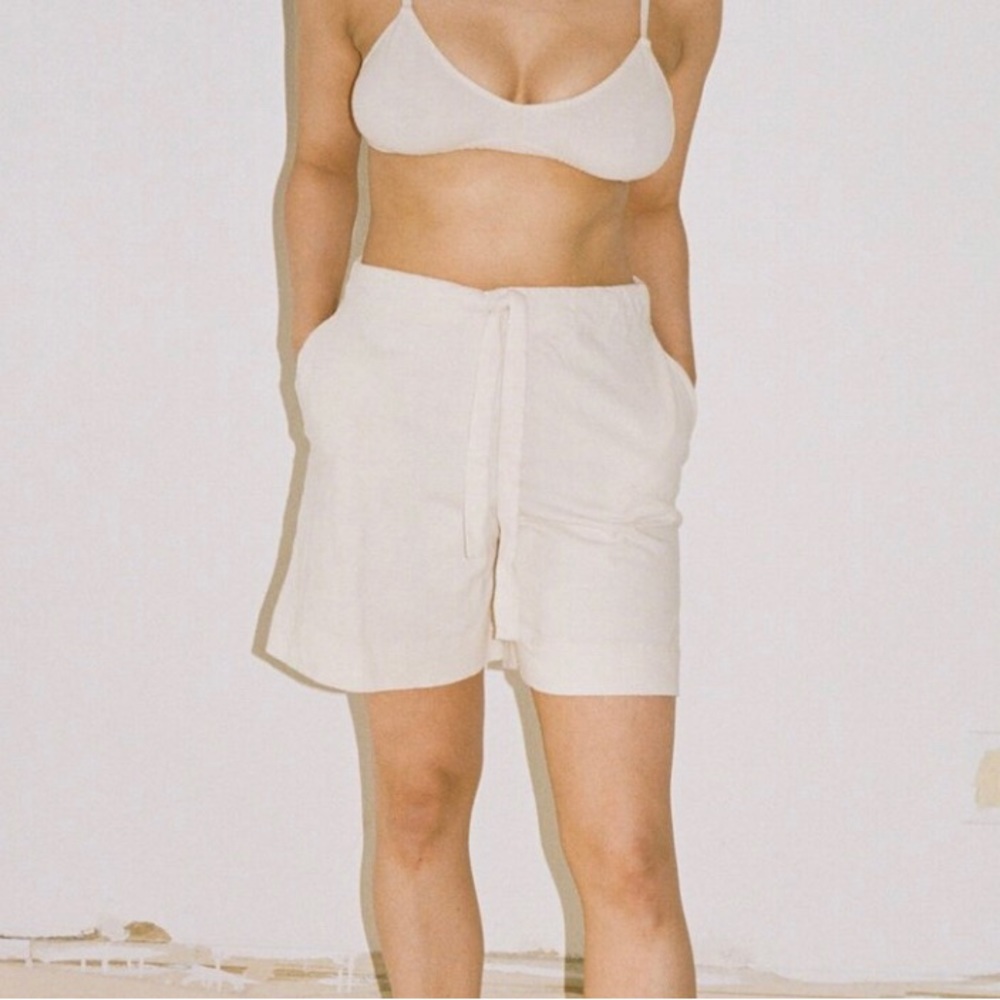 Pansy Gym Short and Crop Top in Sweet Potato Matching Set - Picture 5 of 6